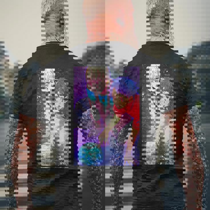 King Of Prism シン＆ルヰbirthday デザインo メンズTシャツ バックプリント 高齢者への贈り物