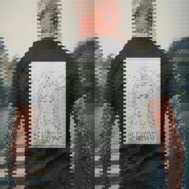 King Of Prism フェイスシリーズ 黒川冷 メンズTシャツ バックプリント 高齢者への贈り物