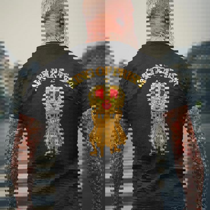 King Of Prism 金のオバレ像 メンズTシャツ バックプリント 高齢者への贈り物