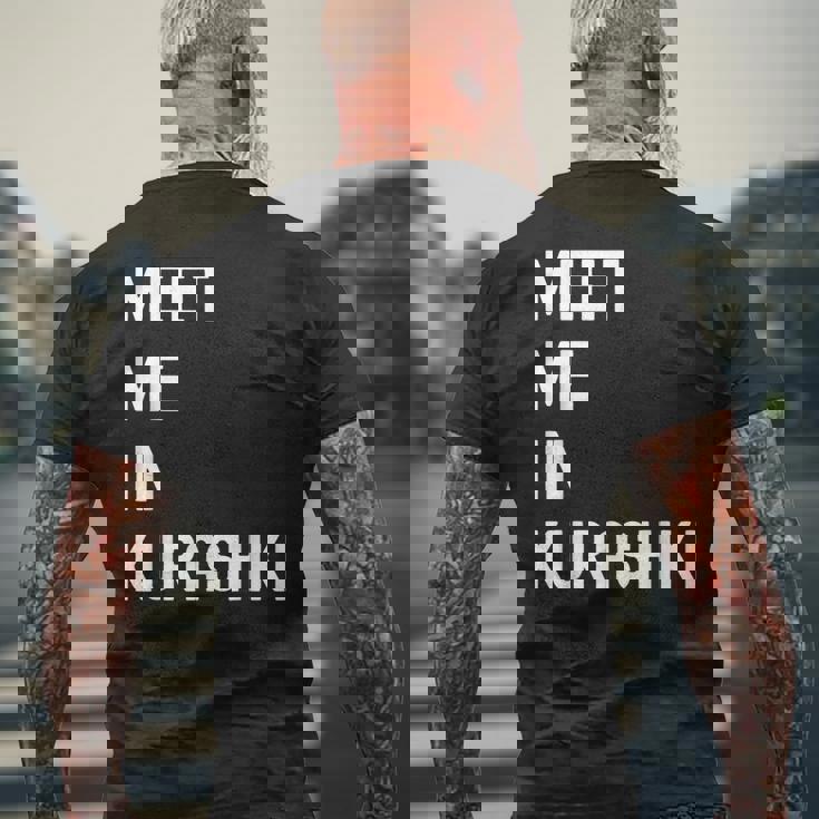 Kurashiki Chugoku で会いましょう 日本 メンズTシャツ バックプリント 高齢者への贈り物