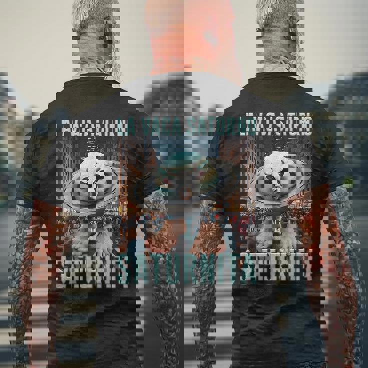 Laaturnoaturnita イタリアン ブレイン 流行 モンスター Aiキッド メンズTシャツ バックプリント 高齢者への贈り物