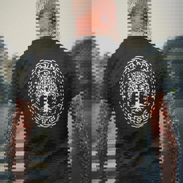 Lahaina バンヤンツリー マウイ ハワイ 強力 メンズTシャツ バックプリント 高齢者への贈り物