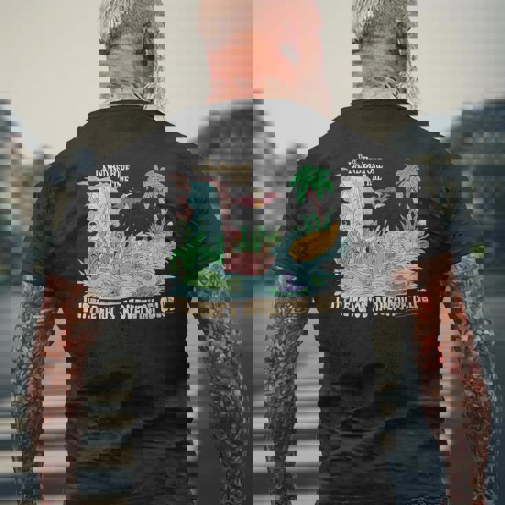 The Land Before Time リトルフットアドベンチャークラブ。 メンズTシャツ バックプリント 高齢者への贈り物