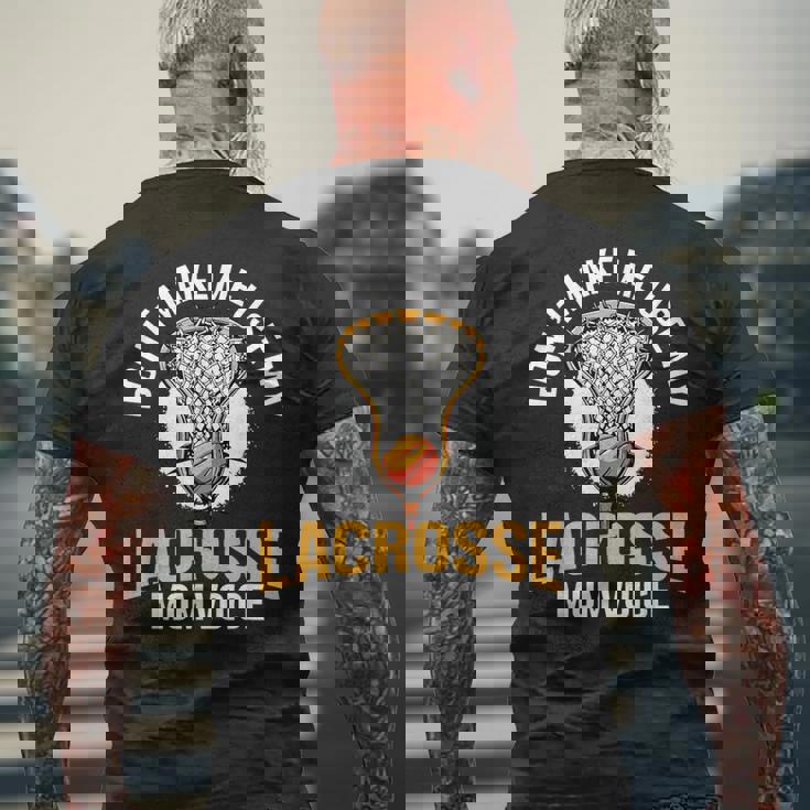 Lax ラクロスママ メンズTシャツ バックプリント 高齢者への贈り物