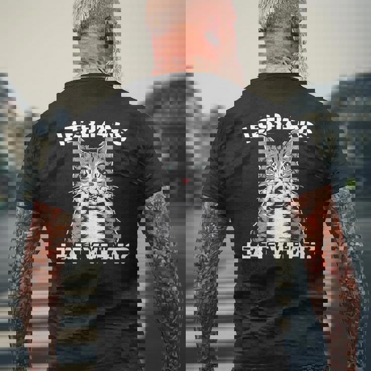 Lesbians Eat What Csdレズビアン メンズTシャツ バックプリント 高齢者への贈り物