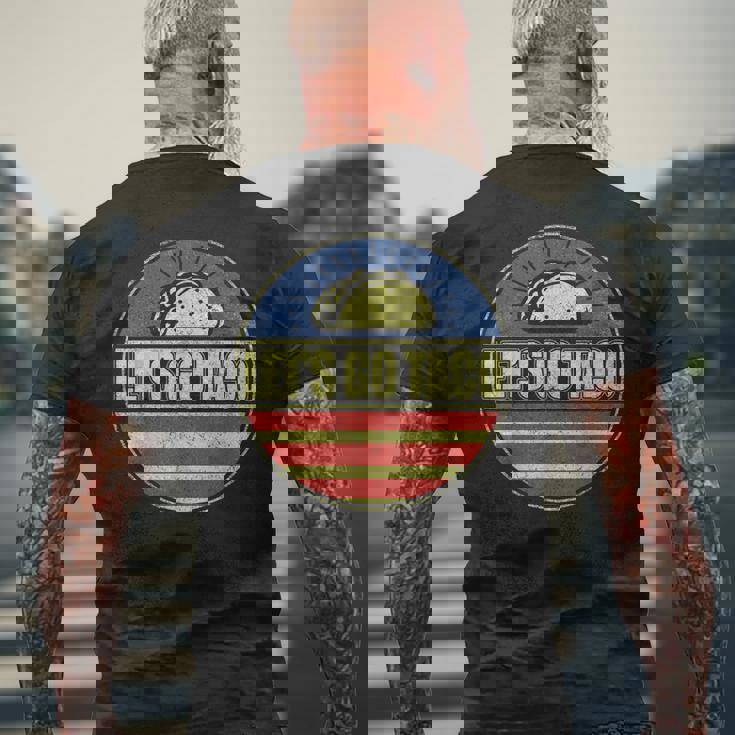 Let's Go Taco Let's Go Taco メンズTシャツ バックプリント 高齢者への贈り物