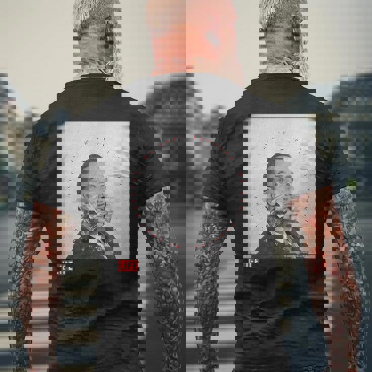 Life Picture Collection _ サルバドール ダリ1 メンズTシャツ バックプリント 高齢者への贈り物