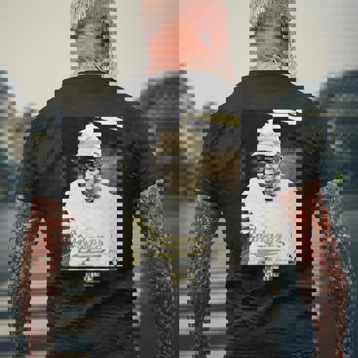 Life Picture Collection _ ジャッキー ロビンソン4 _ 野球 メンズTシャツ バックプリント 高齢者への贈り物