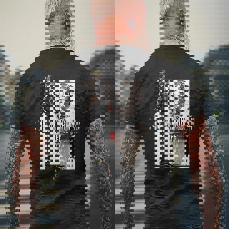 Life Picture Collection _ スティーブ マックイーン2 メンズTシャツ バックプリント 高齢者への贈り物