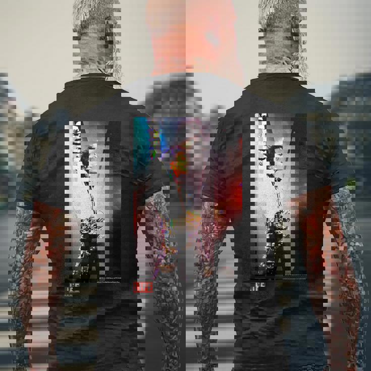 Life Picture Collection _ マイケル ジャクソン3 メンズTシャツ バックプリント 高齢者への贈り物