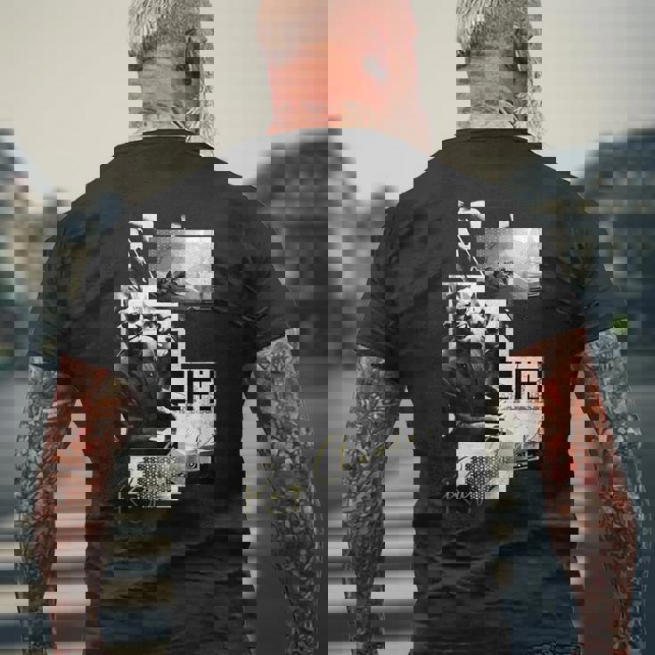 Life Picture Collection _ レイ チャールズ2 メンズTシャツ バックプリント 高齢者への贈り物