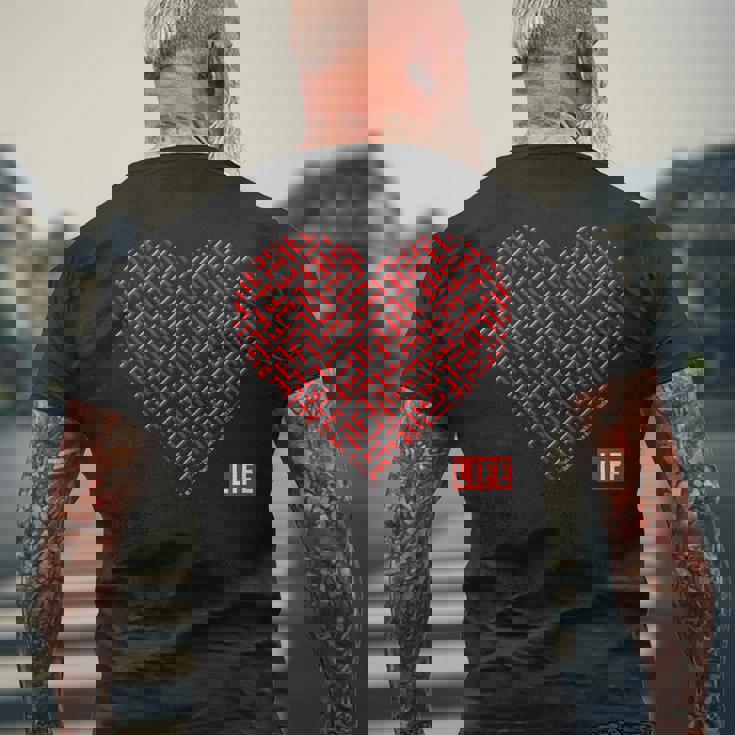 Life Picture Collection Life（ライフ）ロゴ（10） メンズTシャツ バックプリント 高齢者への贈り物