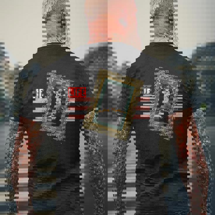 Life Picture Collection オードリー ヘプバーン（1） メンズTシャツ バックプリント 高齢者への贈り物