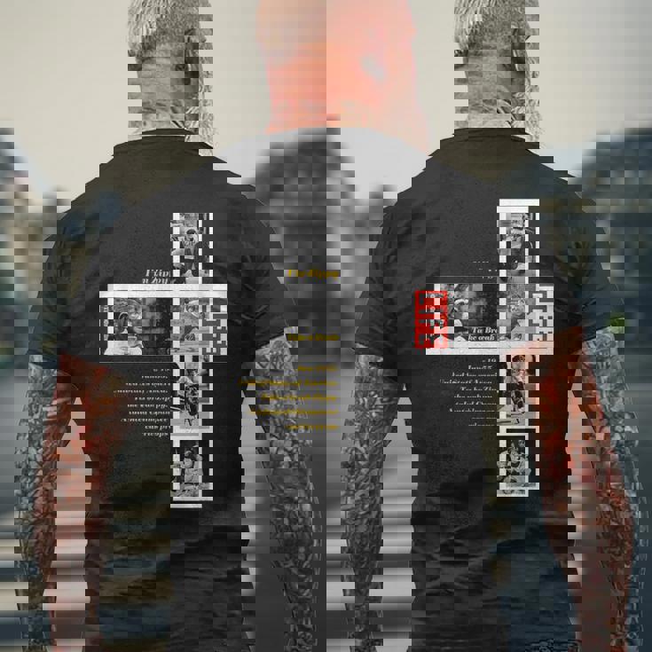 Life Picture Collection チンパンジー（1） メンズTシャツ バックプリント 高齢者への贈り物