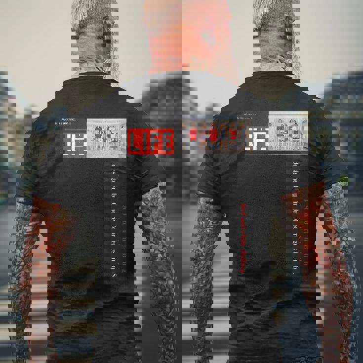 Life Picture Collection ファッションモデル（5） メンズTシャツ バックプリント 高齢者への贈り物