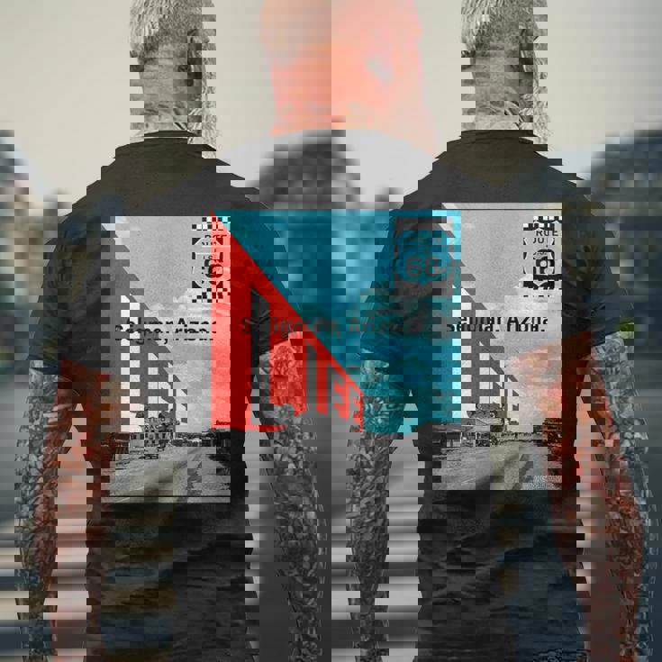 Life Picture Collection ルート66（1） メンズTシャツ バックプリント 高齢者への贈り物