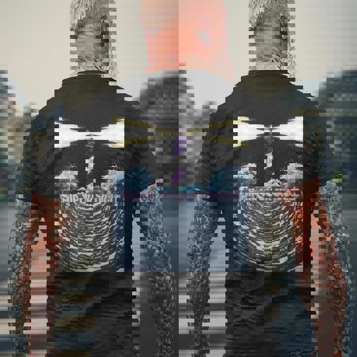 Lighthouse Beamstruggle 勇敢な意識 サポートファンへ メンズTシャツ バックプリント 高齢者への贈り物