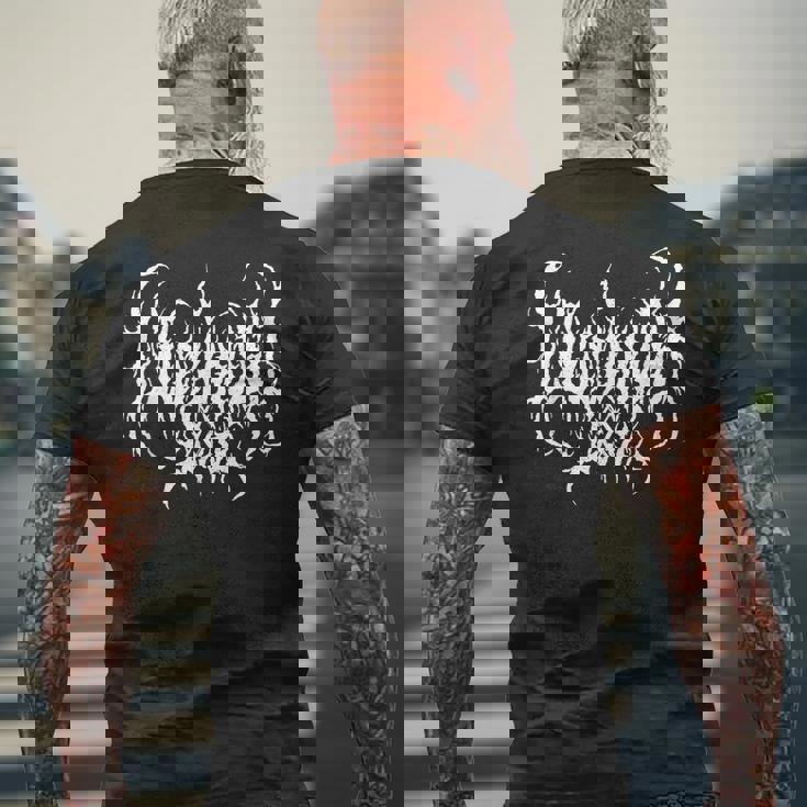 Live Life Laugh Love デスメタルスタイル メンズTシャツ バックプリント 高齢者への贈り物