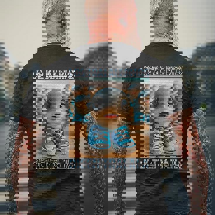 Los Traleritos Dicen Tralala イタリアンブレインロットミーム メンズTシャツ バックプリント 高齢者への贈り物