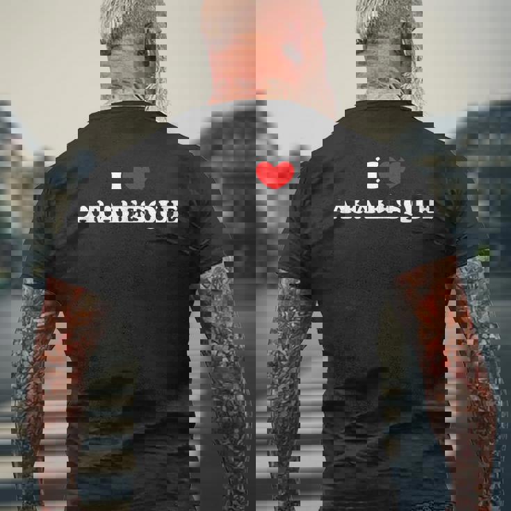 I Love Arabesque I Heart アラベスク メンズTシャツ バックプリント 高齢者への贈り物