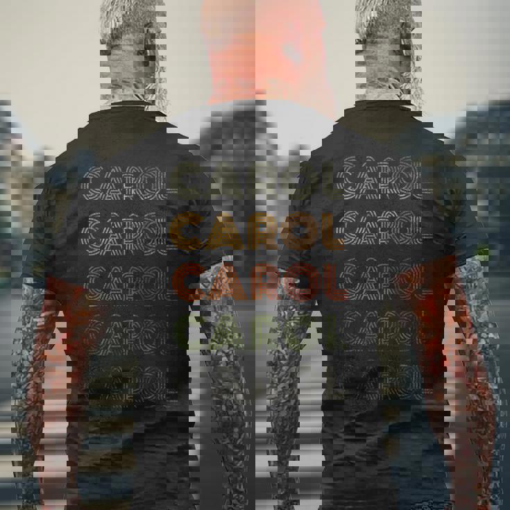 Love Heart Carol グランジヴィンテージスタイル ブラックキャロル メンズTシャツ バックプリント 高齢者への贈り物