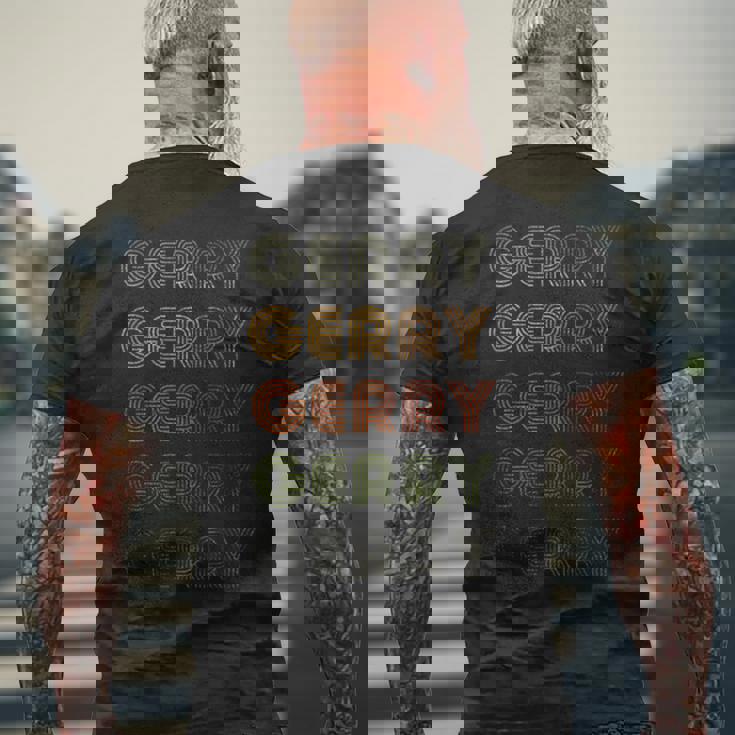 Love Heart Gerry グランジヴィンテージスタイル ブラックジェリー メンズTシャツ バックプリント 高齢者への贈り物