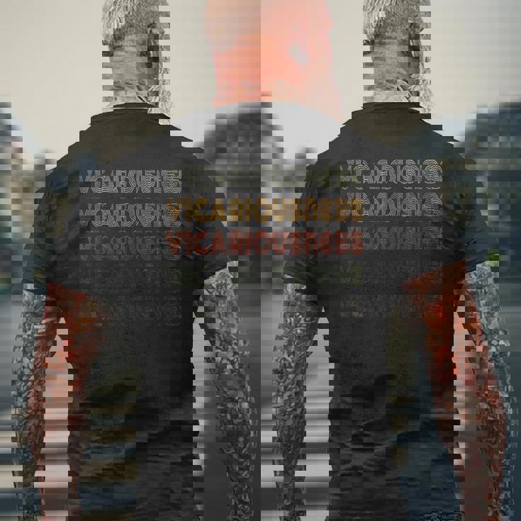 Love Hearticariousness グランジ ビンテージスタイル 代用 メンズTシャツ バックプリント 高齢者への贈り物