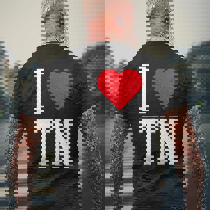I Love Tennessee Tn Throwback Classic メンズTシャツ バックプリント 高齢者への贈り物