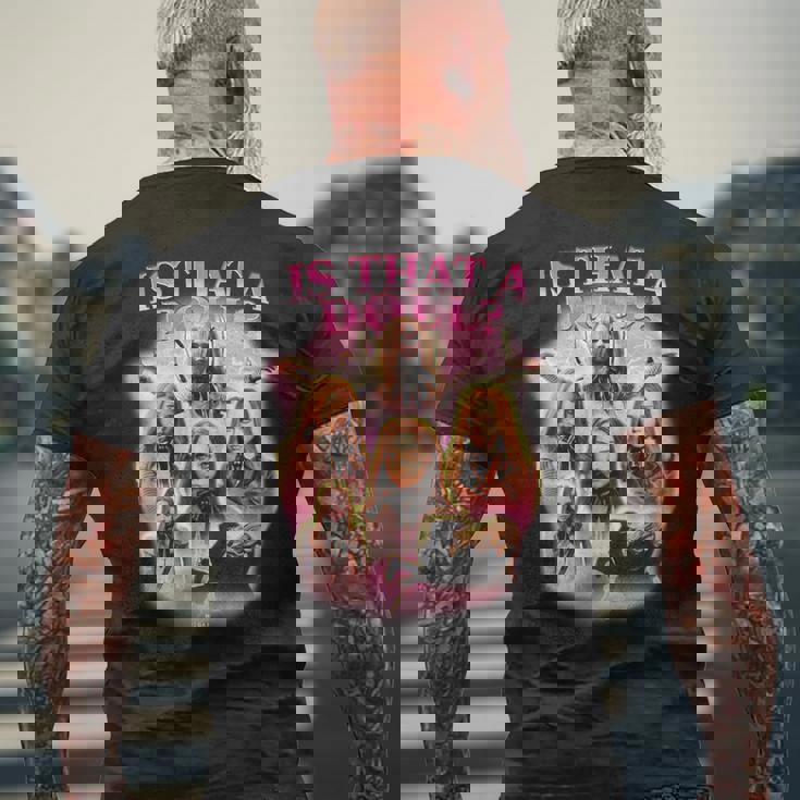 M3gan Heart Throb 公式ライセンス商品。 メンズTシャツ バックプリント 高齢者への贈り物