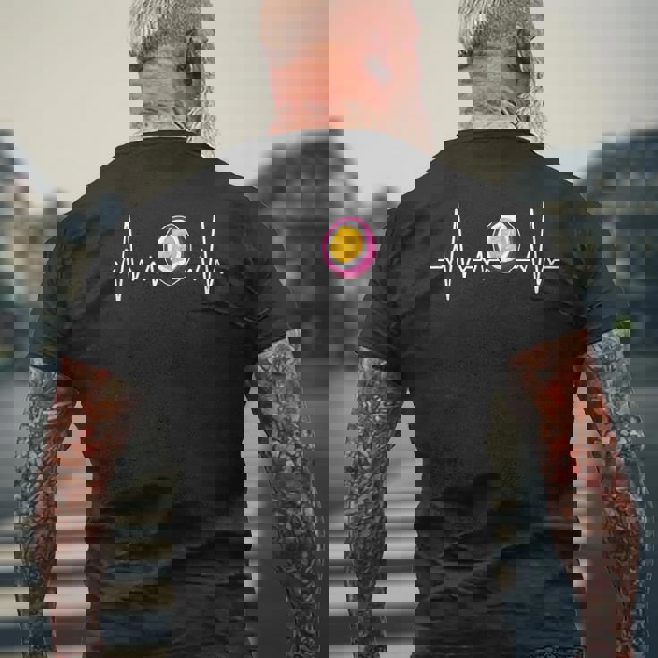 Maracuja Heartbeat パッションフルーツデザイン フルーツ メンズTシャツ バックプリント 高齢者への贈り物