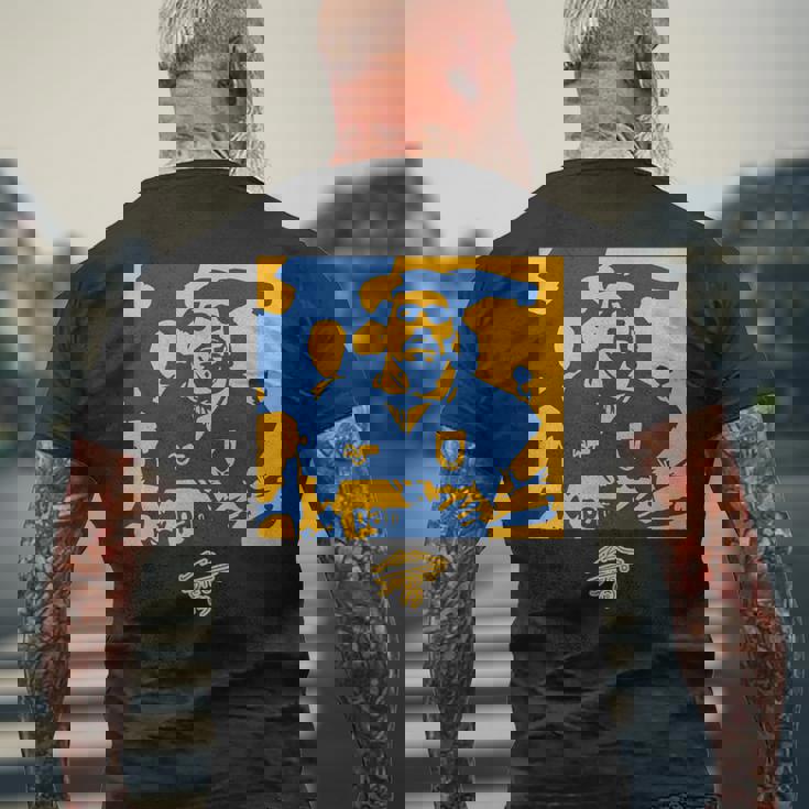 Maradona Boca 1995 ペイント メンズTシャツ バックプリント 高齢者への贈り物