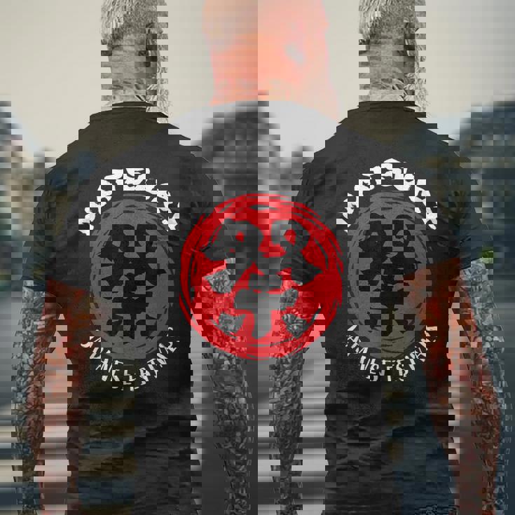 Matsuri 日本の祭り 東京 京都 祇園 博多 青森 大阪 北海道 お土産 メンズTシャツ バックプリント 高齢者への贈り物