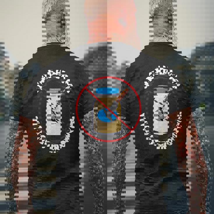 Mayo Hater Essentials マヨネーズ嫌いクラブ マヨネーズ メンズTシャツ バックプリント 高齢者への贈り物