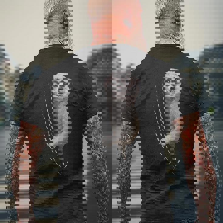 Meerkat Clothes キッズ ギフト アウトフィット ミーアキャット メンズTシャツ バックプリント 高齢者への贈り物