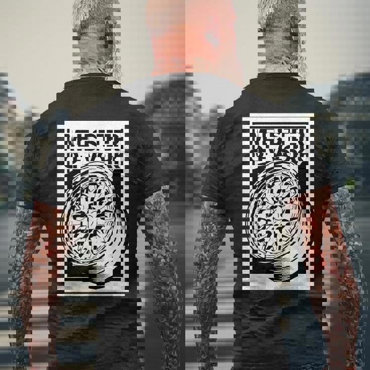 Meister Of Work 車用スタンスホイールのベストプロジェクト メンズTシャツ バックプリント 高齢者への贈り物