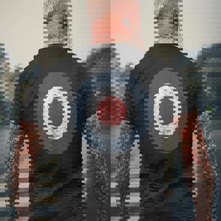 Mod Target ブルズアイ Uk Raf ラウンデルターゲット メンズTシャツ バックプリント 高齢者への贈り物