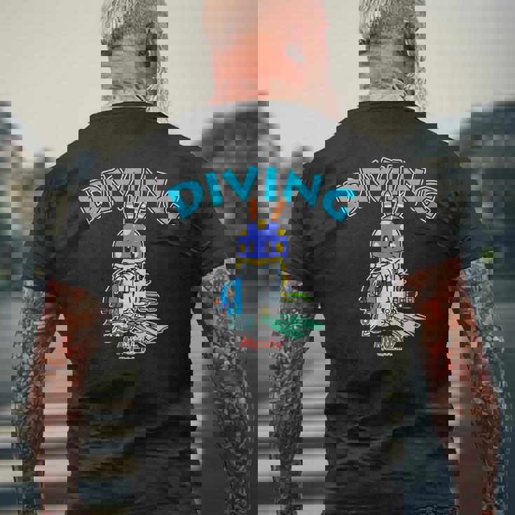 Myusy ダイビング用品 準備 メンズTシャツ バックプリント 高齢者への贈り物