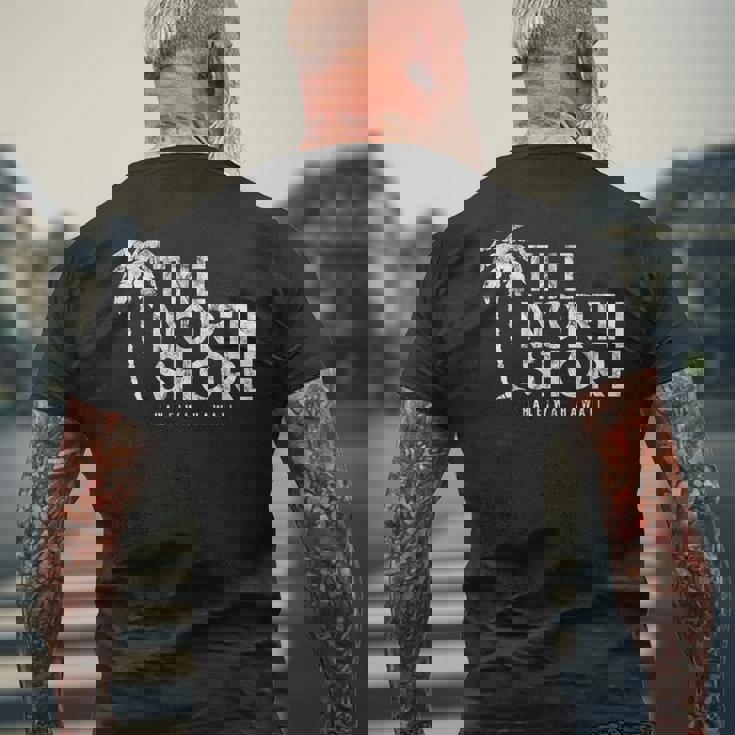 Northhore ハワイ ヤシの木 ビンテージスタイル メンズTシャツ バックプリント 高齢者への贈り物