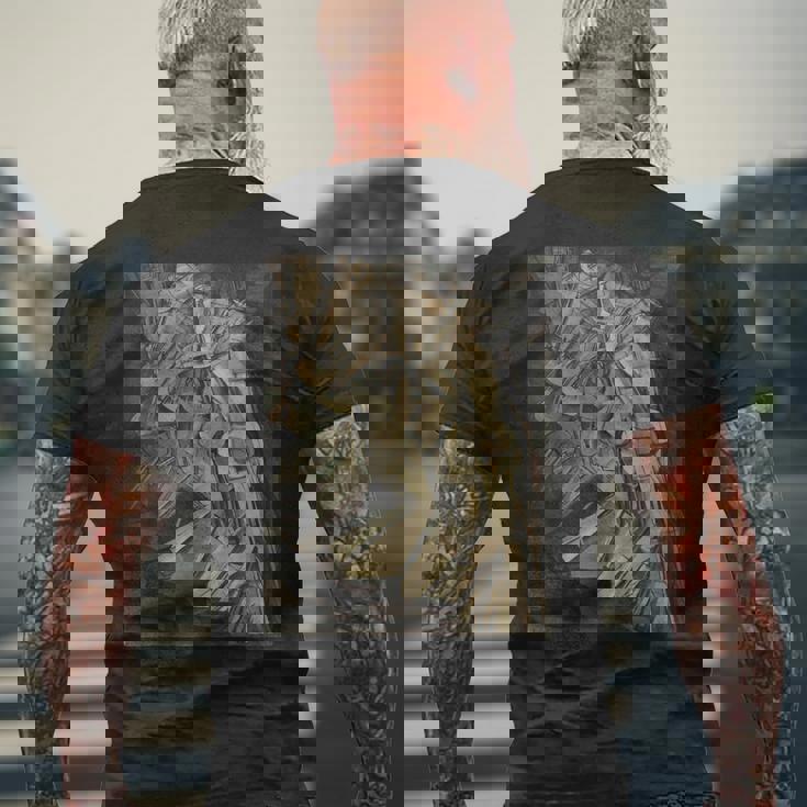 Nude Descending Ataircase No 2 階段を降りる裸体、No。2 メンズTシャツ バックプリント 高齢者への贈り物