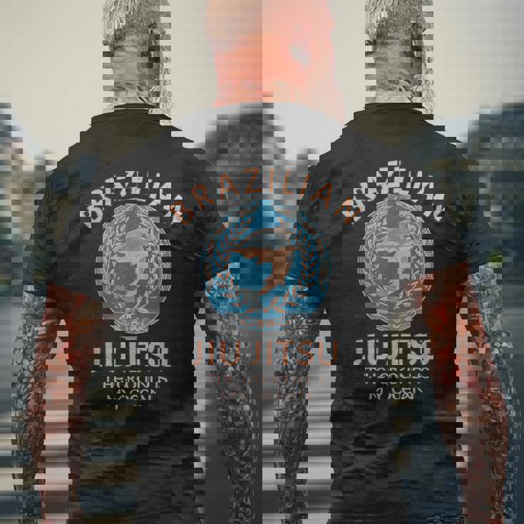 Oceanhark ブラジリアン柔術 総合格闘技 ブラジリアン柔術 メンズTシャツ バックプリント 高齢者への贈り物