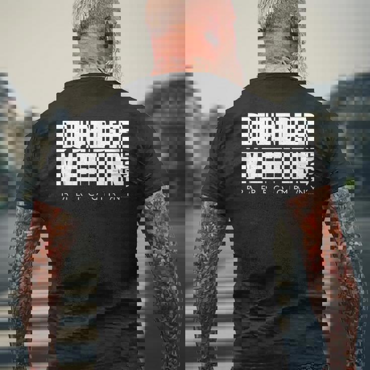 The Office Dunder Mifflin 快適tシャツ 公式tシャツ メンズTシャツ バックプリント 高齢者への贈り物