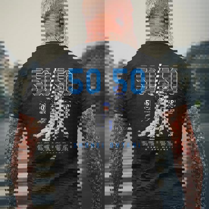 Ohtani 50-50 Club Legendhohei Ohtani Los Angeles Mlbpa メンズTシャツ バックプリント 高齢者への贈り物