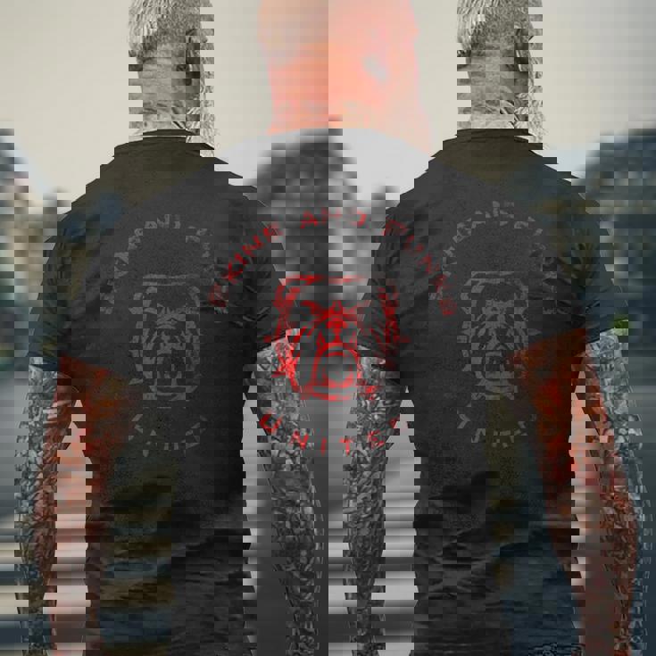 Oi パンク メンズTシャツ バックプリント 高齢者への贈り物