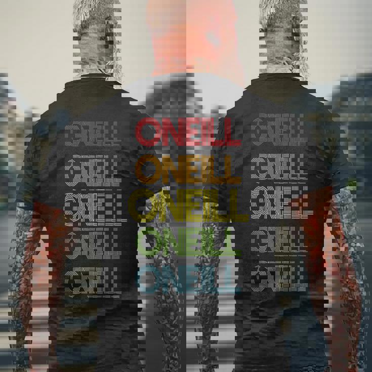 Oneillの名前 メンズTシャツ バックプリント 高齢者への贈り物