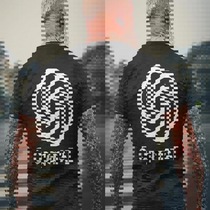 Openai 人工知能研究開発 メンズTシャツ バックプリント 高齢者への贈り物