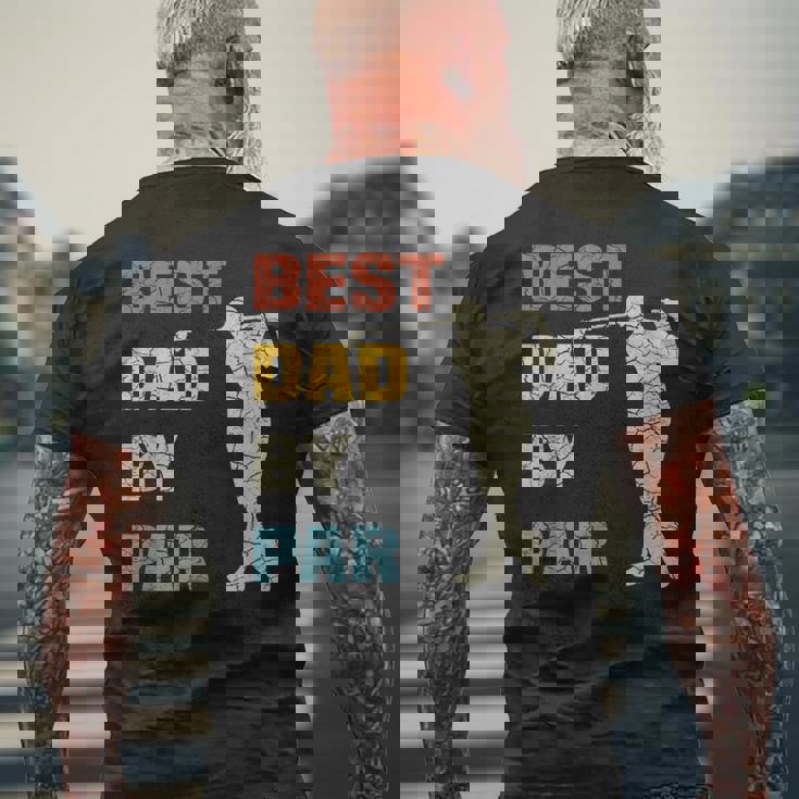 メンズ Par Golf Best Dad メンズTシャツ バックプリント 高齢者への贈り物