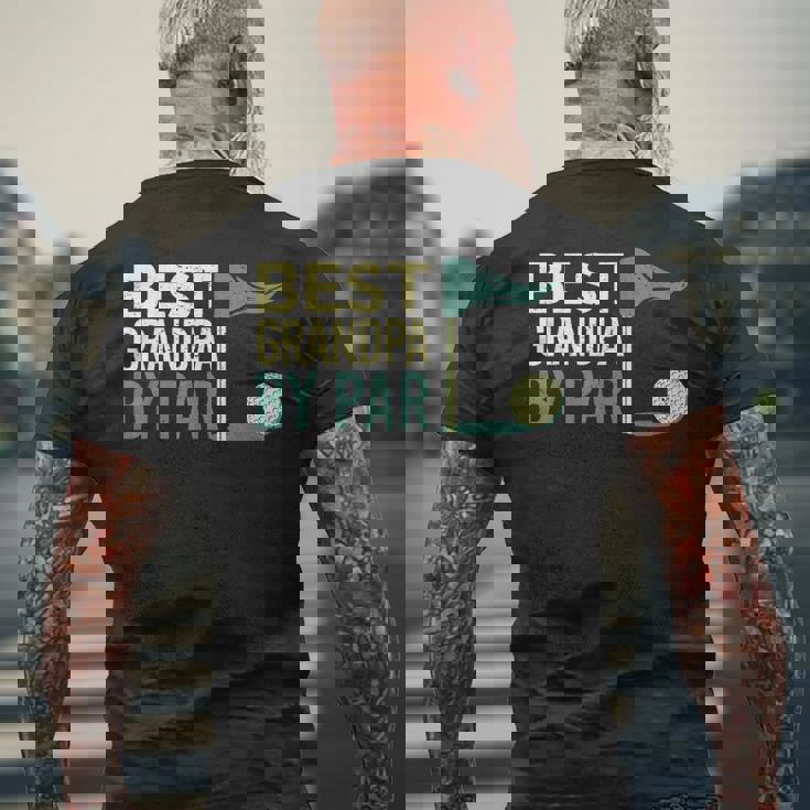 Par Golfports Best Grandpa メンズTシャツ バックプリント 高齢者への贈り物