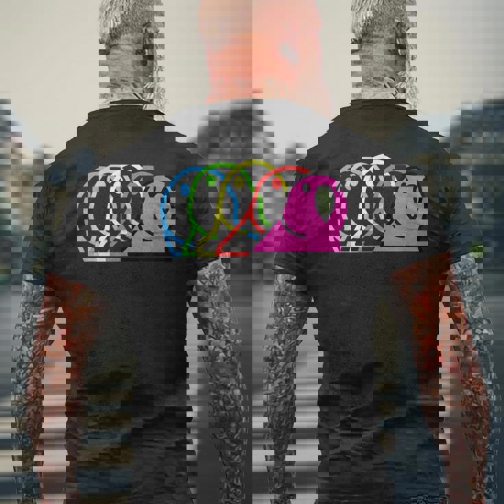 Party Parrot - シフターギフト メンズTシャツ バックプリント 高齢者への贈り物