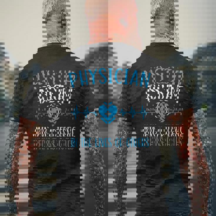 Pa医師アシスタントメディカルアソシエイト メンズTシャツ バックプリント 高齢者への贈り物