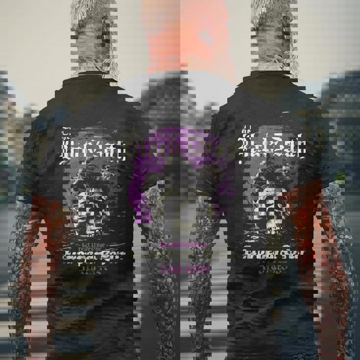 The Plague ブラック デス ヨーロピアンツアー メンズTシャツ バックプリント 高齢者への贈り物